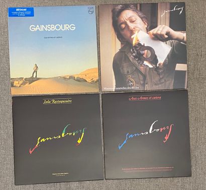 Serge GAINSBOURG Quatre disques maxi 45T/33T - Serge Gainsbourg (periode reggae)

EX...