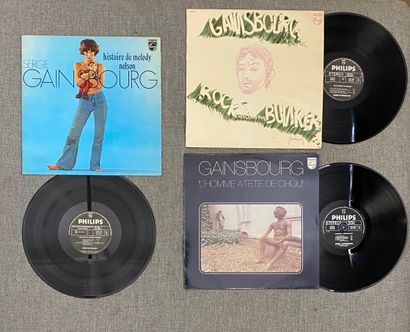 Serge GAINSBOURG Three 33T records - Serge Gainsbourg

VG+ to NM; VG to NM