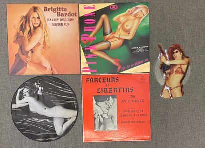 SEXY Cinq disques 45T/33T et Picture Discs - Pochettes et disques sexy

VG+ à EX;...