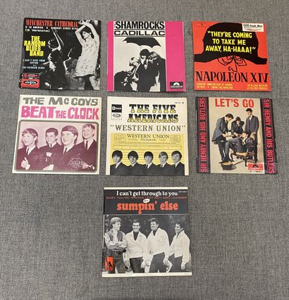 Pop Rock 60's/70's Sept disques Ep - Rock 60's

VG à EX (écritures au dos); VG+ à...