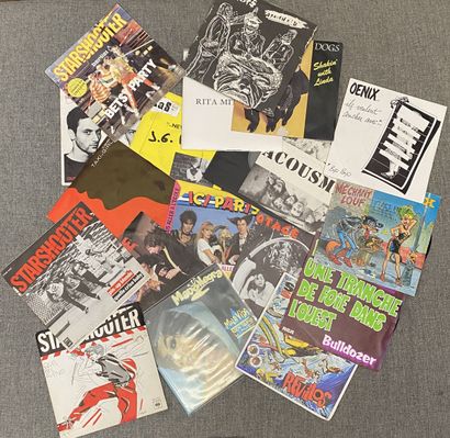 ROCK Dix-neuf disques 45T - Punk Rock/New Wave/Hard Rock français

VG à NM; VG à...