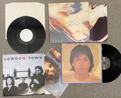 THE BEATLES Quatre disques maxi 45T/33T (dont 1x test Pressing) - Paul McCartney/Wings

VG+...
