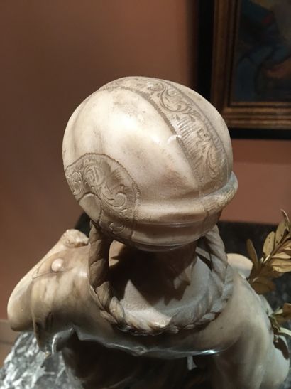 null Ecole du XIXe siècle

Statuette en albâtre "Femme à la cruche"

H. : 64 cm (manques)...