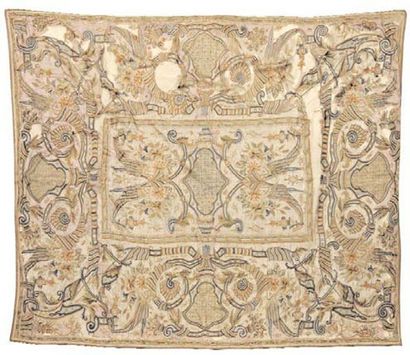 null Wall hanging, India or Persia, mid-18th century, for the western market, ivory...