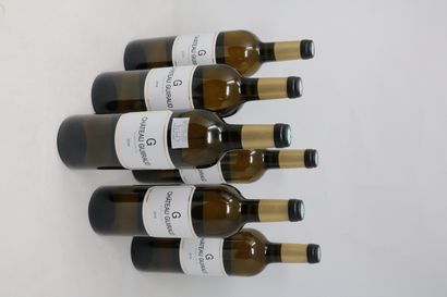 BORDEAUX Six (6) bouteilles - Château Guiraud sec, 2018, Bordeaux Blanc (2 x mi-...