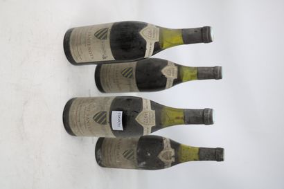 BOURGOGNE Quatre (4) bouteilles - Volnay-Santenot, 1997, Dom. Guy Jeunemaitre (capsules...