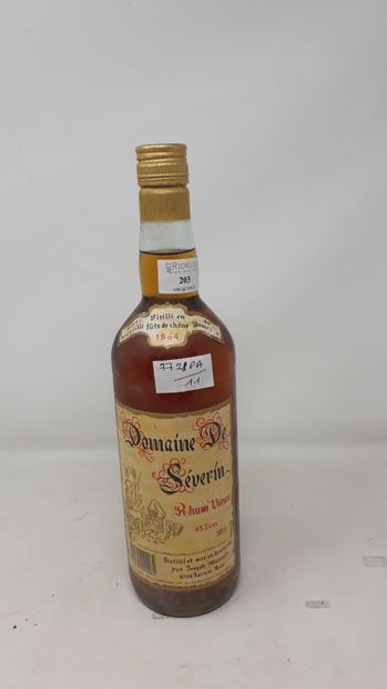 SPRIRITUEUX Une (1) bouteille (1l) - Rhum, Dom. De Severin - Joseph Mansolle, présumé...
