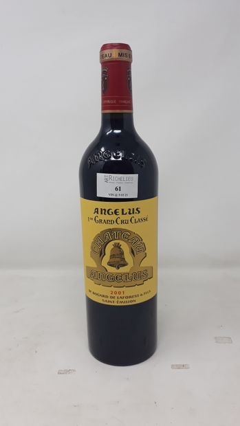BORDEAUX Une (1) bouteille - Château l'Angélus, 2001, 1er GCC A de Saint Emilion