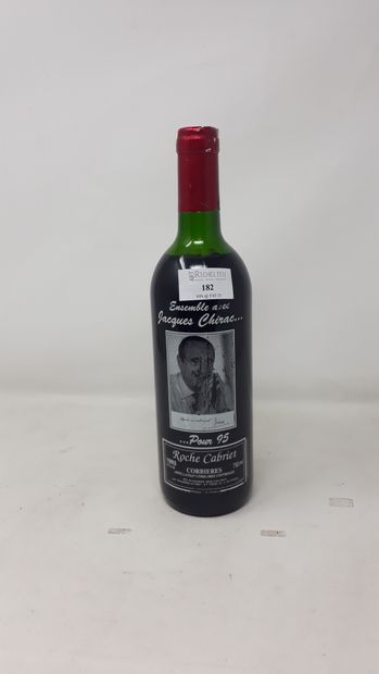 SUD Une (1) bouteille - Corbière rouge, 1993, dom. Roche Cabriet "Ensemble avec Jacques...