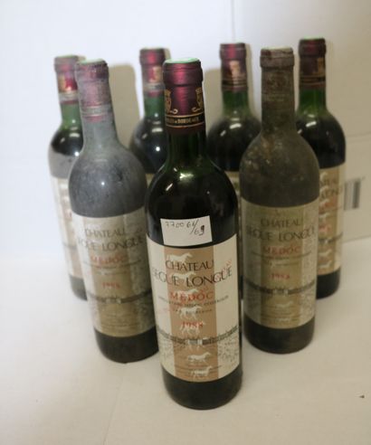 VARIA Lot de dix-sept (17) bouteilles:

- Sept (7) bouteilles - Château Segue Longue,...