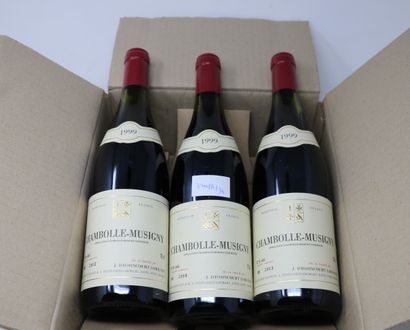 BOURGOGNE Six (6) bouteilles - Chambolle-Musigny, 1999, Dom. J. D'Issoncourt Lorraine...