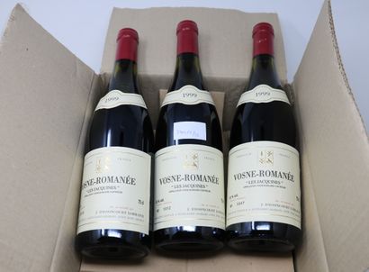 BOURGOGNE Six (6) bouteilles - Vosne-Romanée "Les Jacquines", 1999, Dom. J. D'Issoncourt...