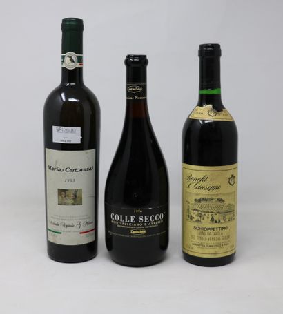 ETRANGER Lot de trois (3) bouteilles:

- Une (1) bouteille - Ronchi San Guiseppe,...