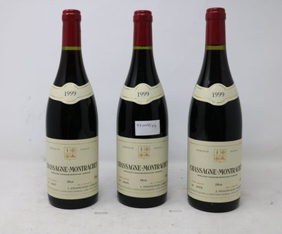 BOURGOGNE Trois (3) bouteilles - Chassagne-Montrachet, 1999, Dom. J. D'Issoncourt...