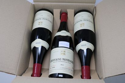 BOURGOGNE Six (6) bouteilles - Chassagne-Montrachet, 1999, Dom. J. D'Issoncourt ...