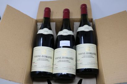 BOURGOGNE Six (6) bouteilles - Vosne-Romanée "Les Jacquines", 1996, Dom. J. D'Issoncourt...