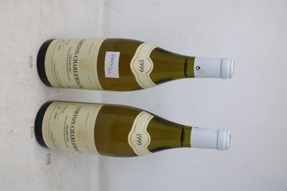 BOURGOGNE Deux (2) bouteilles - Corton-Charlemagne Grand Cru, 1999, Dom. J. D'Issoncourt...