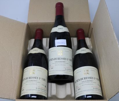 BOURGOGNE Six (6) bouteilles - Auxey-Duresses 1er Cru "Les Duresses", Dom. Ph. D...