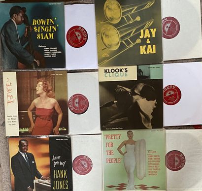 JAZZ / SAVOY 6 disques de Jazz du label SAVOY, pressages US, originaux et vieille...