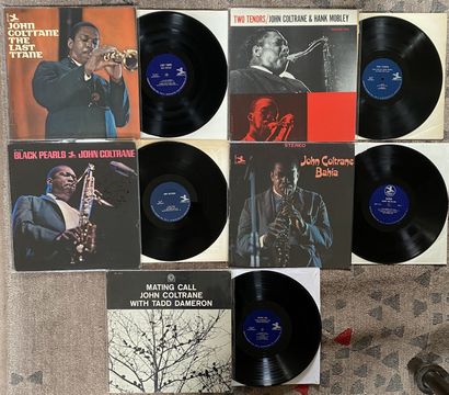 JAZZ / JOHN COLTRANE 5 disques de John Coltrane sur le label PRESTIGE, originaux...