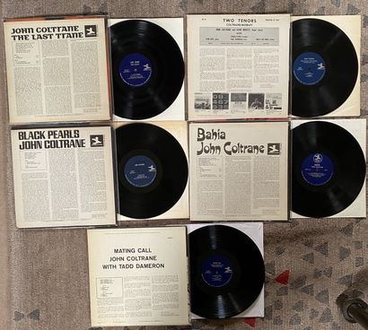 JAZZ / JOHN COLTRANE 5 disques de John Coltrane sur le label PRESTIGE, originaux...