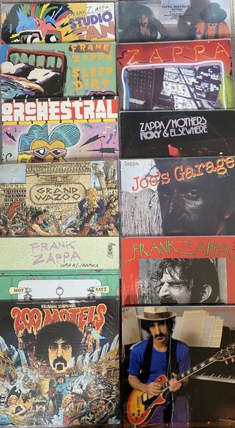 POP/ FRANK ZAPPA 12 disques de Frank Zappa, pressages US originaux et anciens pressages/Europe

VG...