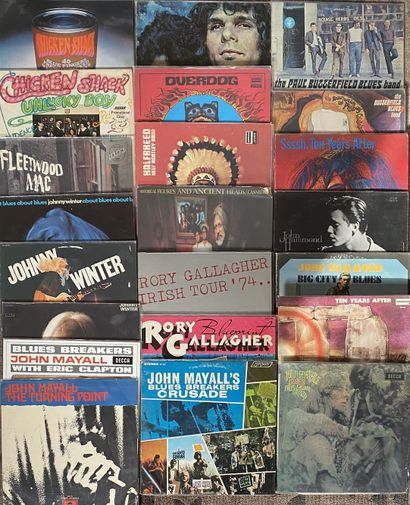 BLUES BLANC 22 disques de Blues blanc, pressages US et rééditions

VG à NM et VG...