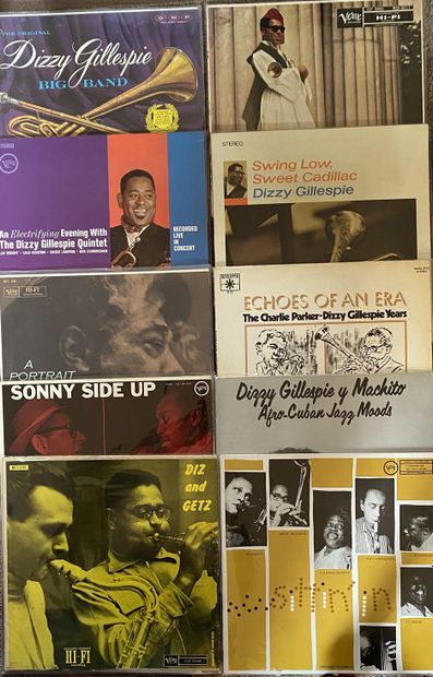 JAZZ / DIZZY GILLESPIE 11 disques de Dizzy Gillespie, pressages US originaux + réedition...