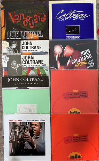 JAZZ / JOHN COLTRANE 10 disques, dont 2 coffrets de John Coltrane live

EX à NM et...