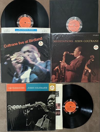 JAZZ/JOHN COLTRANE 3 disques de John Coltrane, Pressages US. VG+ à EX et VG à EX