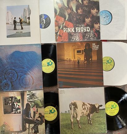 POP/ PINK FLOYD 6 disques de Pink Floyd, pressages français et US

VG à EX et VG...