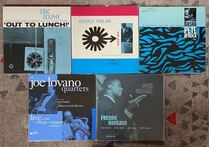 JAZZ / BLUE NOTE 5 disques de Jazz, réeditions sur le label BLUE NOTE, pressages...