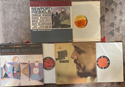 JAZZ / CHARLIE MINGUS 3 disques de Charlie Mingus "Ah Um" (COLUMBIA CS8171) "Newport...