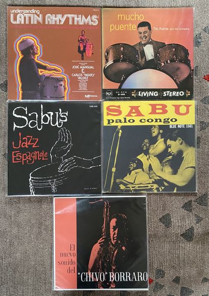 JAZZ / Latin 5 disques de Jazz latin, réeditions, sauf Tito Puente pressage original

VG+...