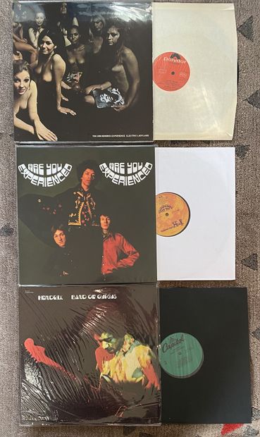 POP/ HENDRIX 3 disques de Jimi Hendrix ( Electric Ladyland UK Polydor ) 

VG+ à NM...