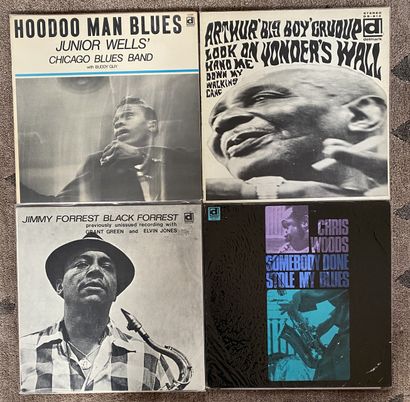 BLUES/ JAZZ 4 disques de Blues/Jazz sur le label DELMARK

VG+ à NM et VG+ à NM