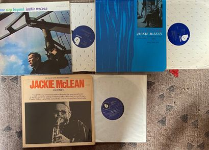 JAZZ / JACKIE McLEAN 3 disques de Jackie McLean, pressages US. VG à EX et VG à EX...
