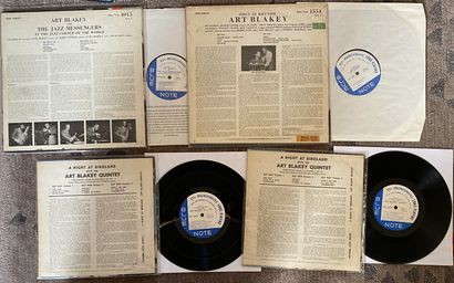 JAZZ / ART BLAKEY 4 disques, dont 2 x 25 cm de Art Blakey pressages US (BLUE NOTE)

G...