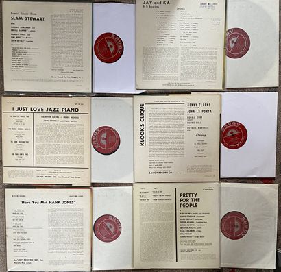 JAZZ / SAVOY 6 disques de Jazz du label SAVOY, pressages US, originaux et vieille...