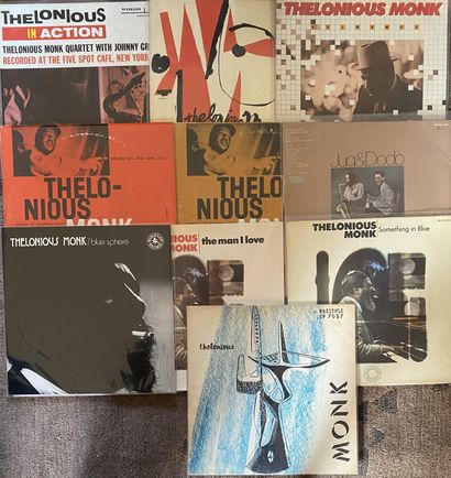 JAZZ / THELONIOUS MONK 10 disques de Thelonious Monk, réeditions ou pressages de...