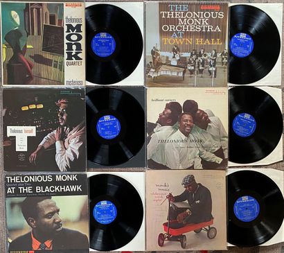 JAZZ THELONIOUS MONK 6 disques de Thelonious Monk sur le label RIVERSIDE, pressages...