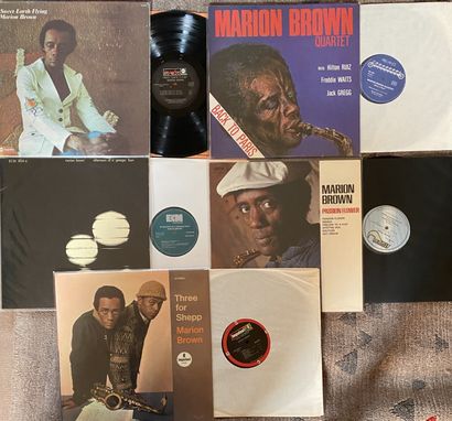 JAZZ / MARION BROWN 5 disques de Marion Brown 

pressage US/ Japon/ France/ Allemagne....