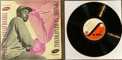 JAZZ / THELONIOUS MONK 1 25 cm record of Thelonious Monk, original French pressing...