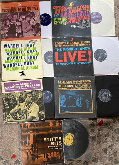 JAZZ / PRESTIGE 7 disques de Jazz du label PRESTIGE, pressages US, originaux et vieille...