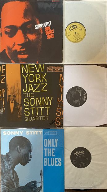 JAZZ / SONNY STILL 3 disques de Sonny Stitt 

"Joue Quincy Jones" pressage Français...