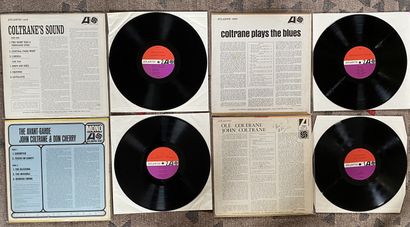 JAZZ / JOHN COLTRANE 4 disques de John Coltrane sur le label ATLANTIC, pressages...