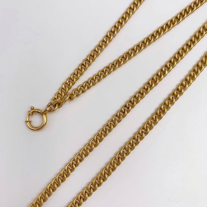 Yellow gold (750‰) chain bracelet with a...