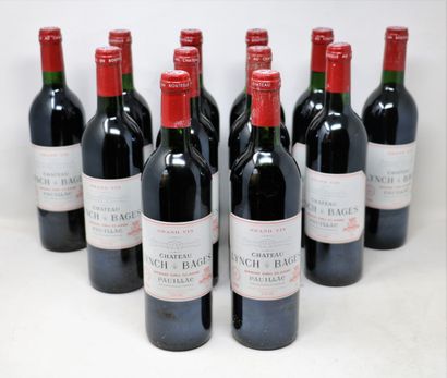 BORDEAUX Twelve (12) bottles - Château Lynch Bages, 1988, Pauillac, 5th GCC (10 x...