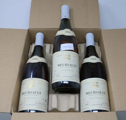 BOURGOGNE Six (6) bottles - Meursault blanc, 2006, Dom. Ph. D'Issoncourt (1 x b)