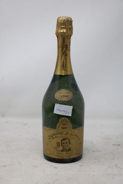 SUD Une (1) bouteille - Blanquette de Limoux effervecente, 1986, Emile Satgé (es...
